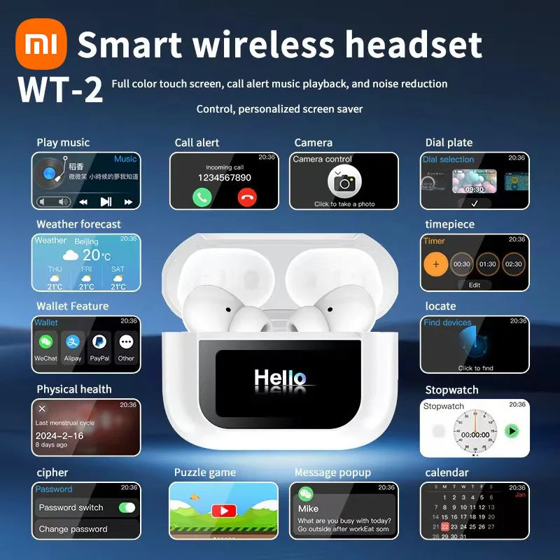 Xiaomi A8 Pro Wireless Touch Screen Headphones