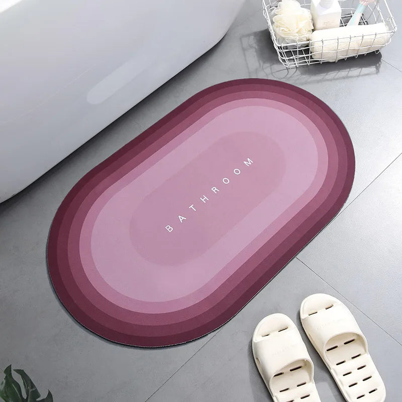 Absorbent Non Slip Bath Mat