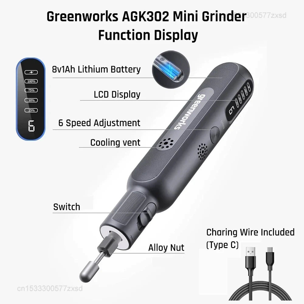 Electric Grinding Pen - 52pcs Kit